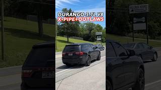 2019 Dodge Durango RT 57L HEMI V8 w FLOWMASTER OUTLAWS [upl. by Luz]