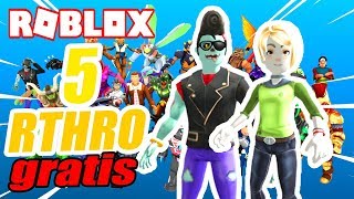 NUEVOS AVATARES RTHRO GRATIS y ANIMACION en ROBLOX 😱 [upl. by Eiramesor]