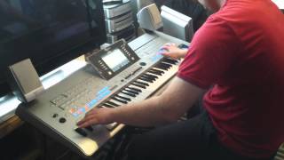 Peter Gabriel  Sledgehammer Played On Yamaha Tyros 4 [upl. by Ahsitniuq]