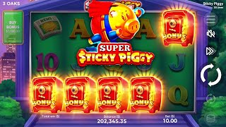 SUPER STICKY PIGGY da 3 OAKS GAMING na BETBOOM [upl. by Margo]