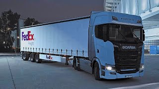 ELECTRIC SCANIA S BEV REALISTIC DRIVING IN EURO TRUCK SIMULATOR 2 [upl. by Alger]