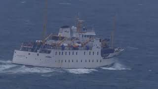 Scillonian III sailing from Penzance to St Marys Isles of Scilly 18102024 4K [upl. by Souza]