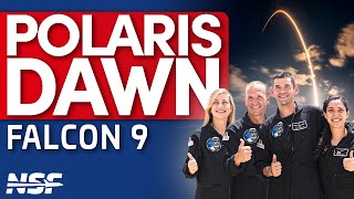 SpaceX Launches Polaris Dawn  First Commercial Spacewalk Crew [upl. by Yhtnomit]