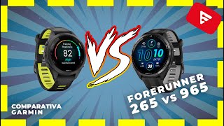 COMPARATIVA Garmin Forerunner 265 vs 965 ⌚ DIFERENCIAS [upl. by Stillmann]