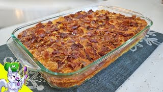 Breakfast Casserole Recipe  Egg Bake [upl. by Fiedler964]