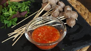 Thai Sweet Chili Sauce for Grilled Meats Salads Deep Fried Food  Morgane Recipes [upl. by Gundry]