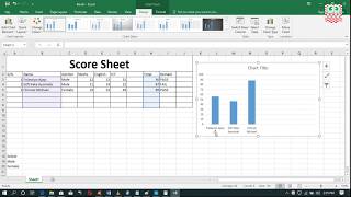 Creating a score sheet using Microsoft Excel [upl. by Nayarb795]