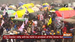 Farmers assemble in Punjabs Tarn Taran ahead of tractor rally on RDay [upl. by Eiliah346]