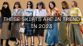 The Hottest Skirt Trends 2023  outfit ideas [upl. by Beau947]