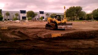 Davids Dozer Site prep done using Davids Dozer VLoc system98 [upl. by Naujak]