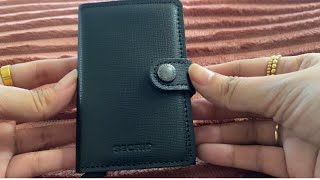 Secrid Mini wallet Crisple Black [upl. by Gilman]