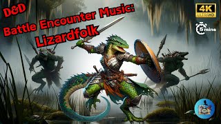 Swamp Ambush Lizardfolk Attack in the Marshlands  DampD Adventure [upl. by Dlnaod]