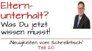 Elternunterhalt  Warum das Thema Pflegeabsicherung für die gesamte Familie existenziell ist [upl. by Goldsmith]