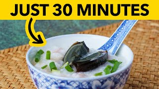 🍲 Dad’s SOOTHING Century Egg amp Pork Congee 皮蛋瘦肉粥 [upl. by Engen]