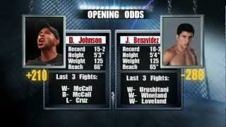 UFC Flyweight Title Opening Odds Joseph Benavidez 280 vs Demetrious Johnson 210 [upl. by Artenek]