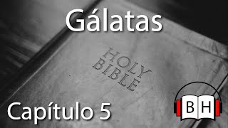 Gálatas Capítulo 5  Biblia Hablada  Escuchar la voz de Dios [upl. by Aelahs]