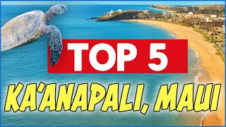 Kaanapali Maui 2024 Top 5 Things To Do  Black Rock Sea Turtles Golf Torch Lighting Ceremony [upl. by Rodney285]