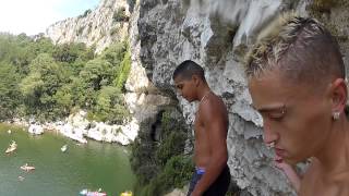 Saut en Ardeche  Pont de lArc HD [upl. by Melania]