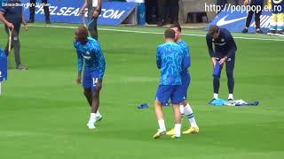 Prematch Warmup Chelsea substitution playersKeepie Uppie gameShooting practice 20220903 [upl. by Yadsnil294]