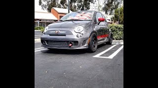 ABARTH GOES WIDEBODY NEW WHEELS GET INSTALLED [upl. by Clarinda]