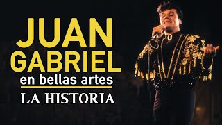 LA HISTORIA DE JUAN GABRIEL EN BELLAS ARTES 1990 [upl. by Aisereht744]