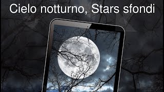 Cielo notturno Stars sfondi 4k [upl. by Ealasaid384]