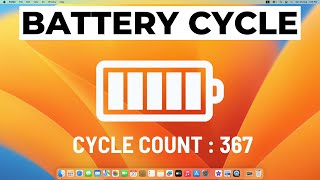 How to Check Battery Cycles on MacBook [upl. by Gabrielle874]