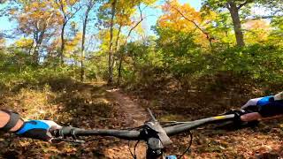 Six Mile Run NJ Mountain Biking 4K  101124 [upl. by Nosrettap725]