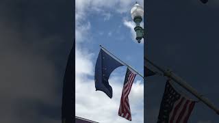 Alaskas flag in Ketchikan [upl. by Dazhahs]