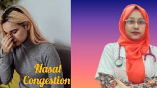 Nasal congestionSome home remedies and treatment of nasal congestionnasalcongestion stuffynose [upl. by Adnomal]