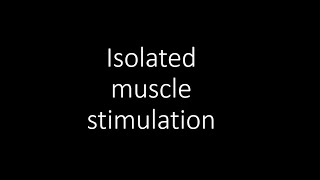 Can isolated muscle stimulation help [upl. by Yole767]