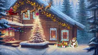 Winter Wonderland Cheerful Christmas Music  Cabin Snow and Festive Joy [upl. by Idissak]