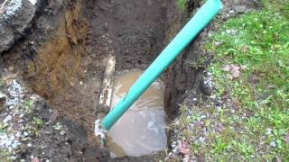 Part 2 Sewage job How a sewage pressure test is done [upl. by Issy]