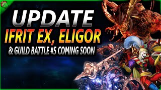 Ifrit Eligor amp Kefka Event Update amp Guild Battle 5 Coming  Final Fantasy 7 Ever Crisis [upl. by Roselyn]