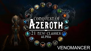 Conquest of Azeroth  стартовая прокачка и осмотр класса Venomancer  Ascension WoW [upl. by Ssilem]