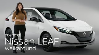 2023 Nissan LEAF EV Hatchback Walkaround amp Review [upl. by Restivo]