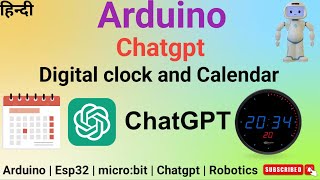 Digital clock ⌚ and Calendar 📆 By Chatgpt  Arduino  OLED display  RTC DS1307  Arduino projects [upl. by Lyndel715]