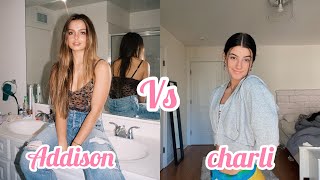 Addison Rae VS Charli D’amelio Tik Tok Battle [upl. by Min962]