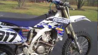 White Yamaha Yz 250F Mod [upl. by Norrad]