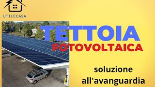 tettoia fotovoltaica [upl. by Bobine]