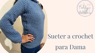 Suéter a crochet para dama [upl. by Breech]