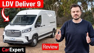 LDV Deliver 9 2021 van review Cheaper than a Crafter Transit Sprinter amp Master but worth it [upl. by Fonz722]