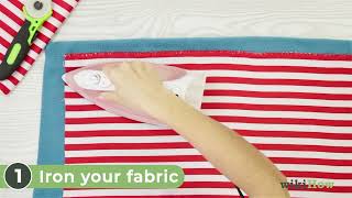 How to Cut Bias Binding by First Pressing and Cutting the Fabric [upl. by Neersin]