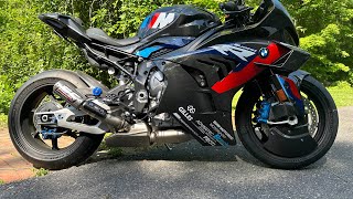 2024 BMW M1000RR with SC Projects Exhaust [upl. by Amesari529]