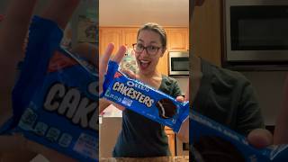 I tried Oreo Cakesters review food shorts [upl. by Innep]