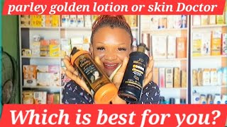 skin doctor lotion versus parley golden lotion [upl. by Marjana]