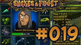 Lets Play Shakes and Fidget 019  7 Fragen an Paepster 129 Dungeonetagen gereinigt [upl. by Gorey]