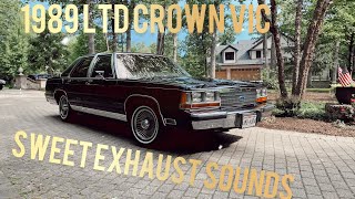 1989 LTD Crown Victoria 50 straight piped [upl. by Claudell]