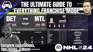 THE ULTIMATE GUIDE TO EVERYTHING FRANCHISE MODE NHL 24 [upl. by Rawlinson]