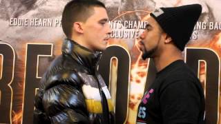 LEE SELBY v RENDALL MUNROE  HEAD TO HEAD  PRESS CONFERENCE  RELOADED [upl. by Nylrahc]